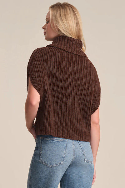 Cate Sleeveless Turtleneck Sweater