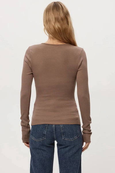 Salem Mixed Placket Henley