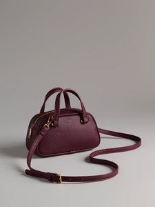 Vallerie Pebble Grain Mini Top Handle Bag