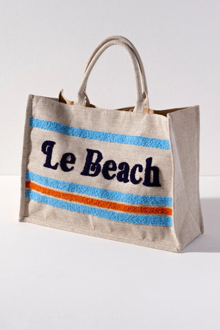 "LE BEACH" BEACH BAG