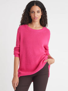 Emma Crewneck Shaker Sweater