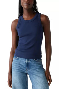 Gina Ribbed Crop Tank