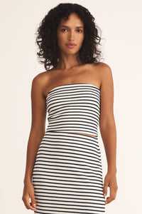 Caffari Stripe Tube Top