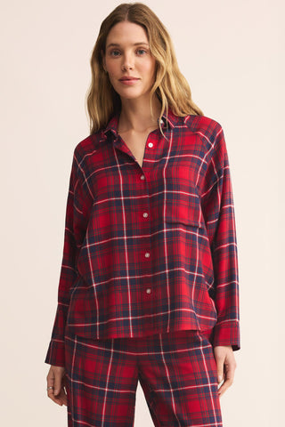 River Plaid Button Up