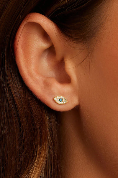 Evil Eye Single Stud