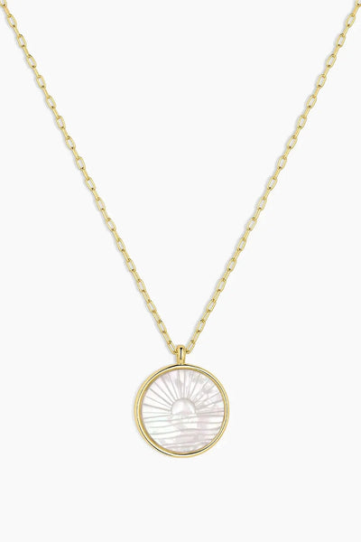 Sunset Etched Necklace