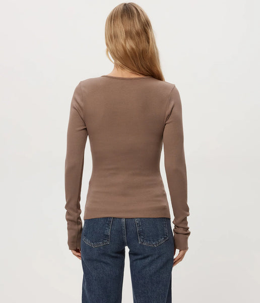 Salem Mixed Placket Henley