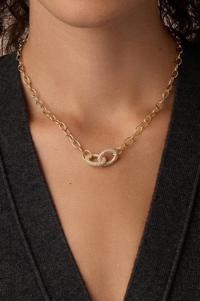 Lou Shimmer Interlocking Necklace