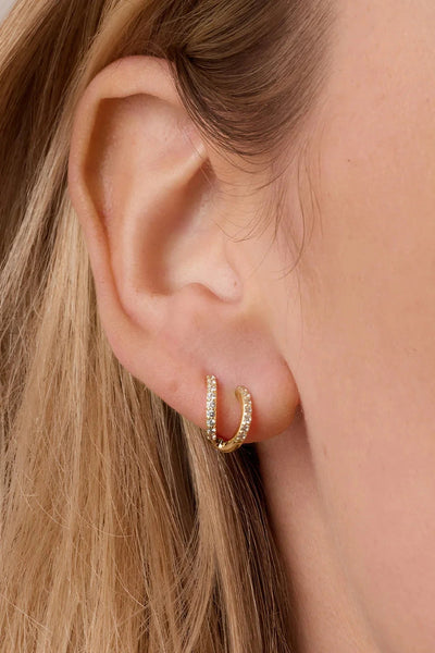 Shimmer Double Earrings