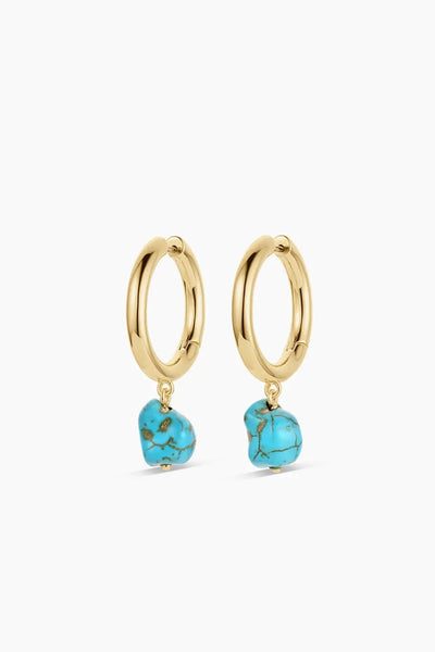 Turquoise Cove Hoops