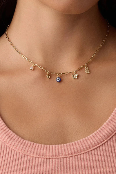 Connection Mini Charm Necklace