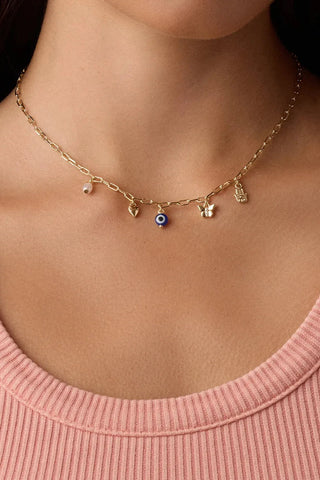 Connection Mini Charm Necklace