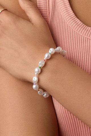 Pearl Rainbow Cove Bracelet