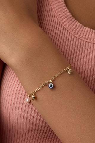 Connection Mini Charm Bracelet