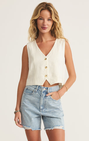Marta Linen Vest