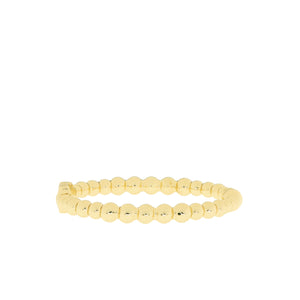 Gold Ball Beaded Hinge Bracelet