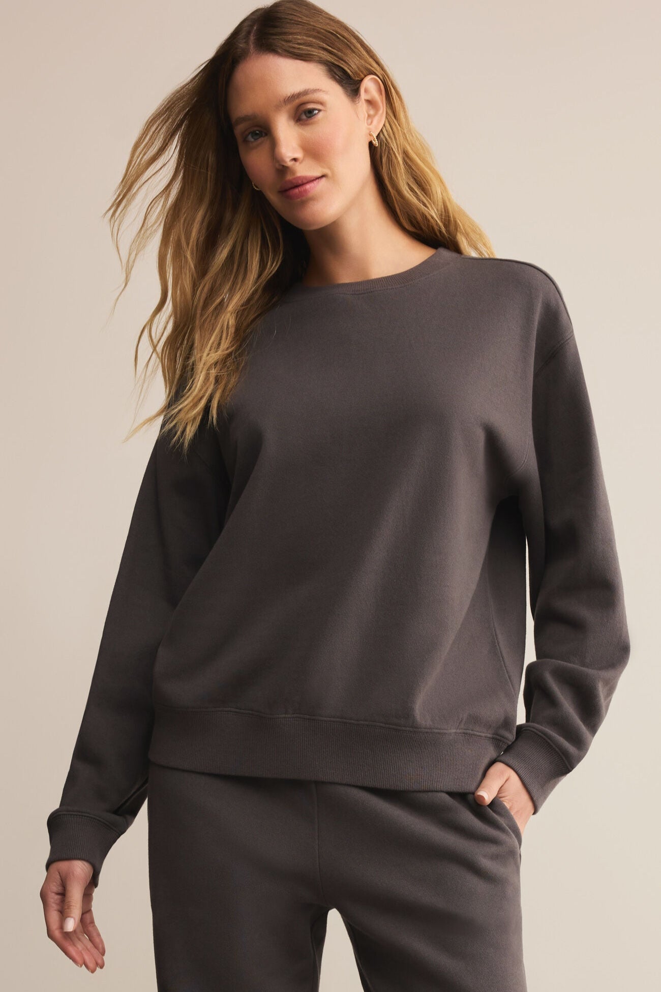 Boyfriend Cotton Sweatshirt