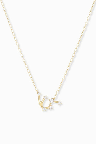 Aquarius Gold Plated Constellation Necklace