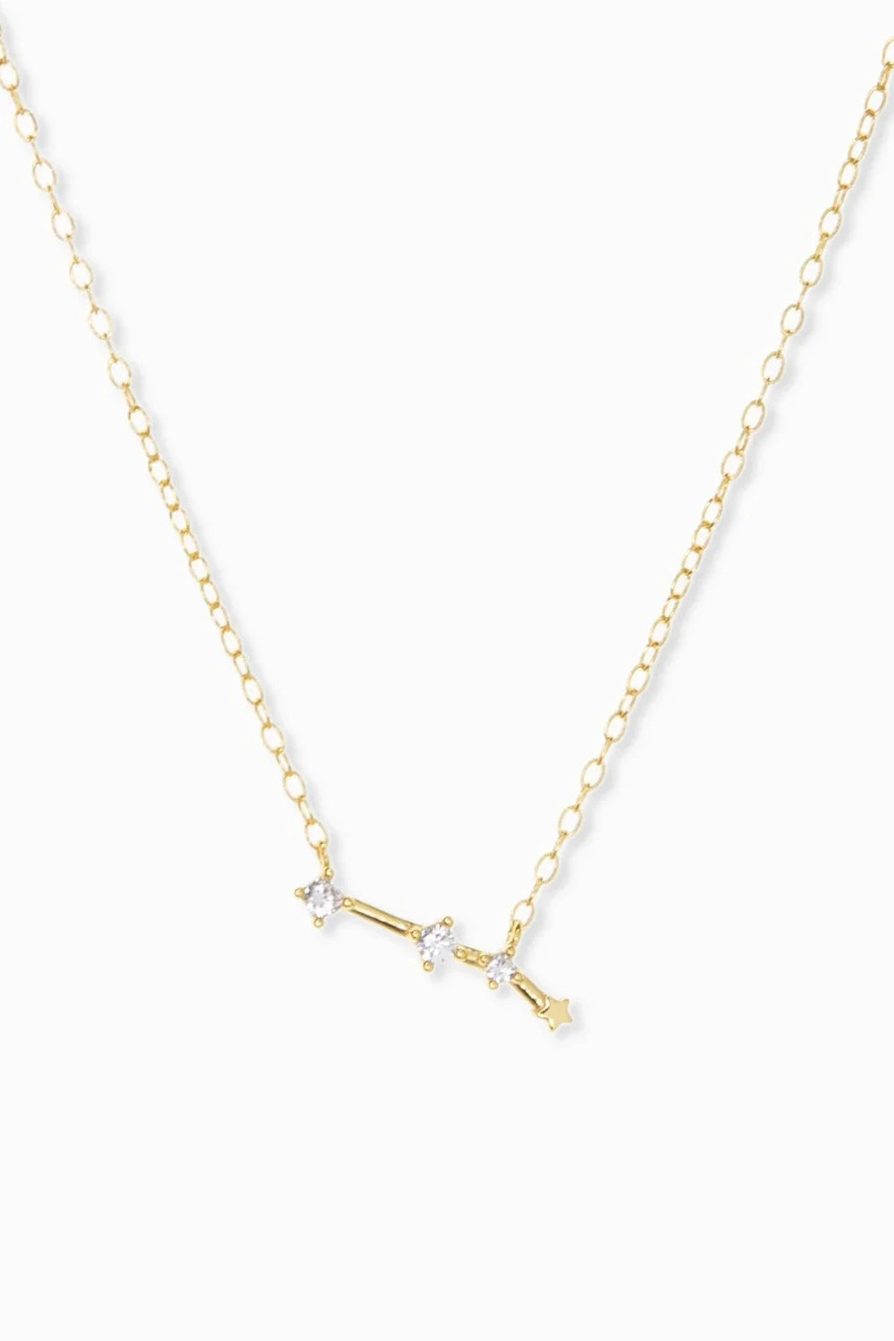 Aries Gold Plated Constellation Necklace