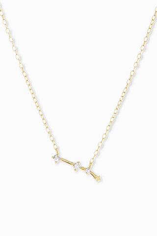 Aries Gold Plated Constellation Necklace