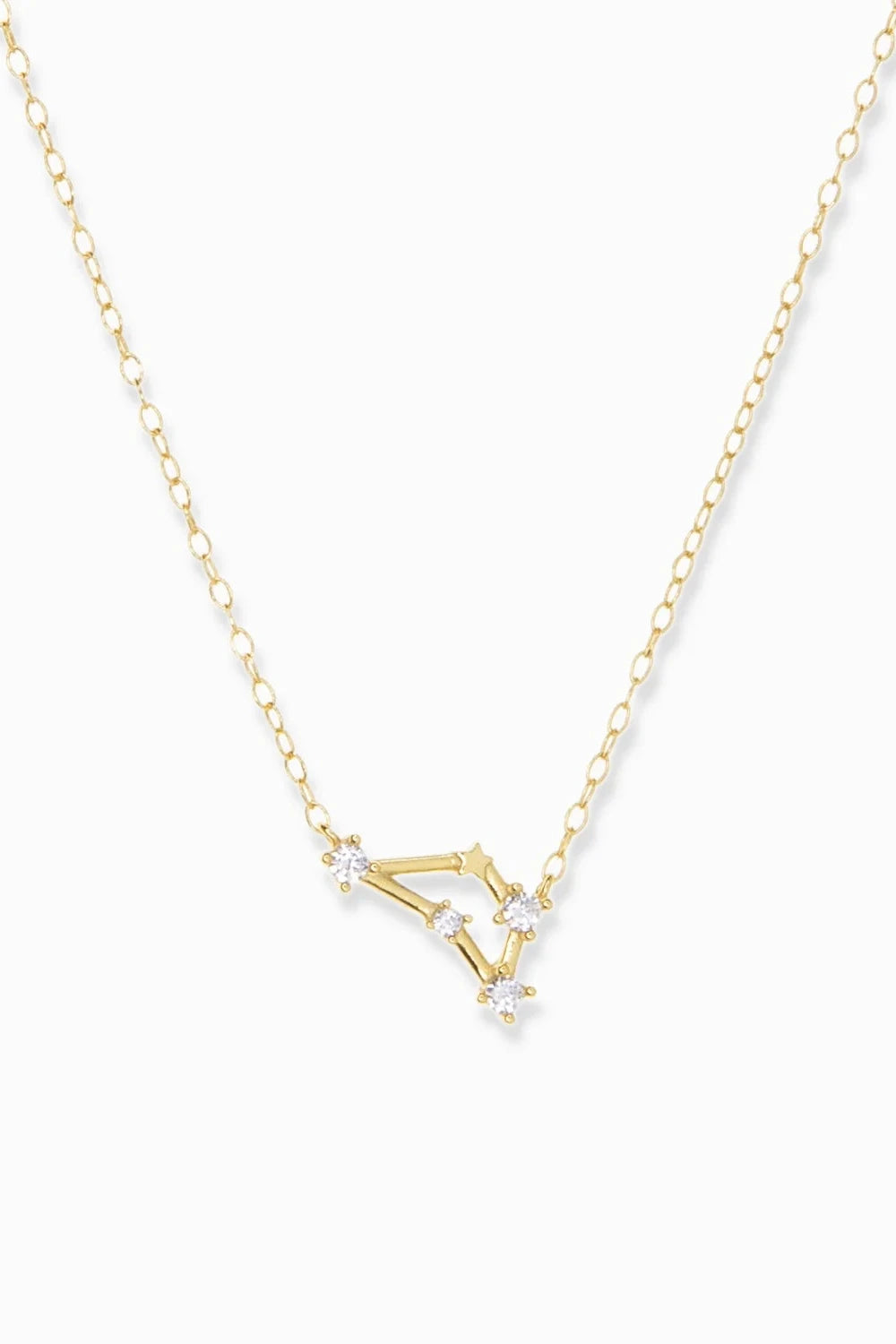 Capricorn Gold Plated Constellation Necklace