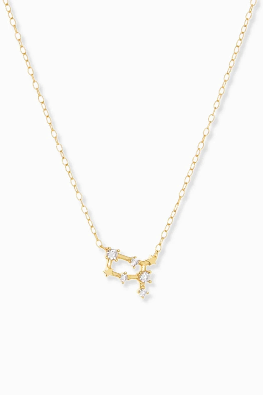 Gemini Gold Plated Constellation Necklace