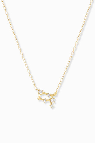 Gemini Gold Plated Constellation Necklace