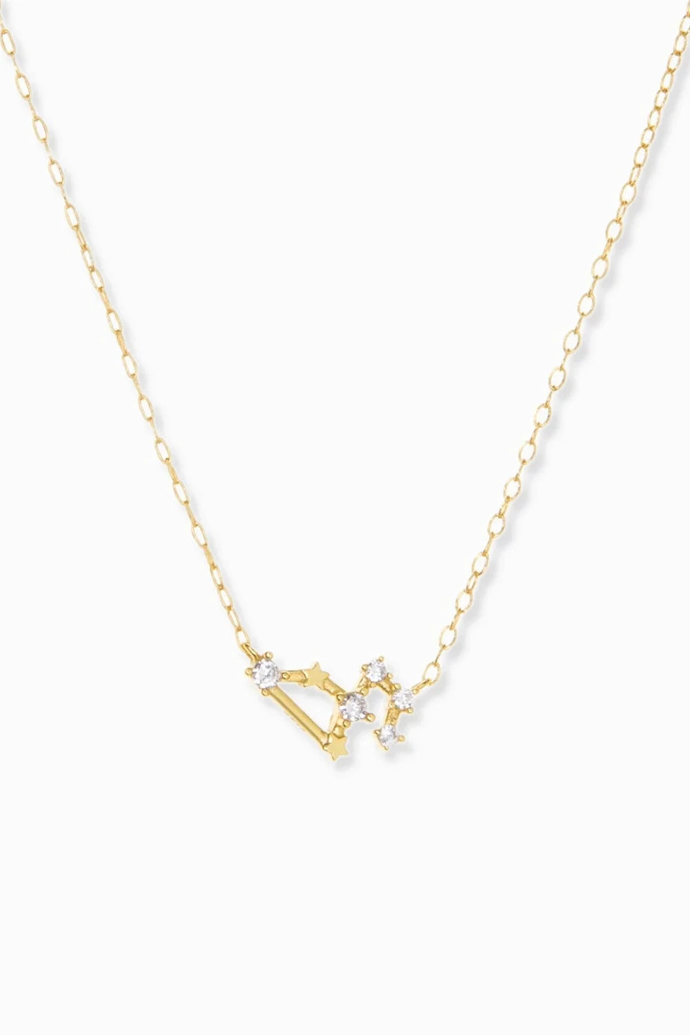Leo Gold Plated Constellation Necklace