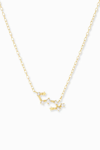 Scorpio Gold Plated Constellation Necklace