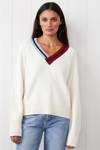 Raglan V-Neck Sweater