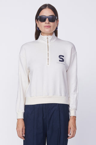 French Terry Half Zip Pullover