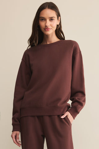 Boyfriend Cotton Sweatshirt