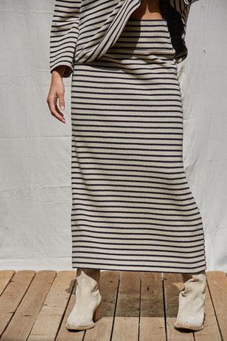 Wanda Striped Pencil Skirt