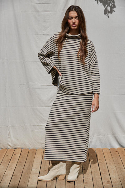 Wanda Striped Turtleneck