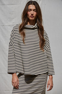 Wanda Striped Turtleneck
