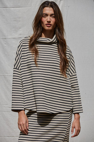 Wanda Striped Turtleneck