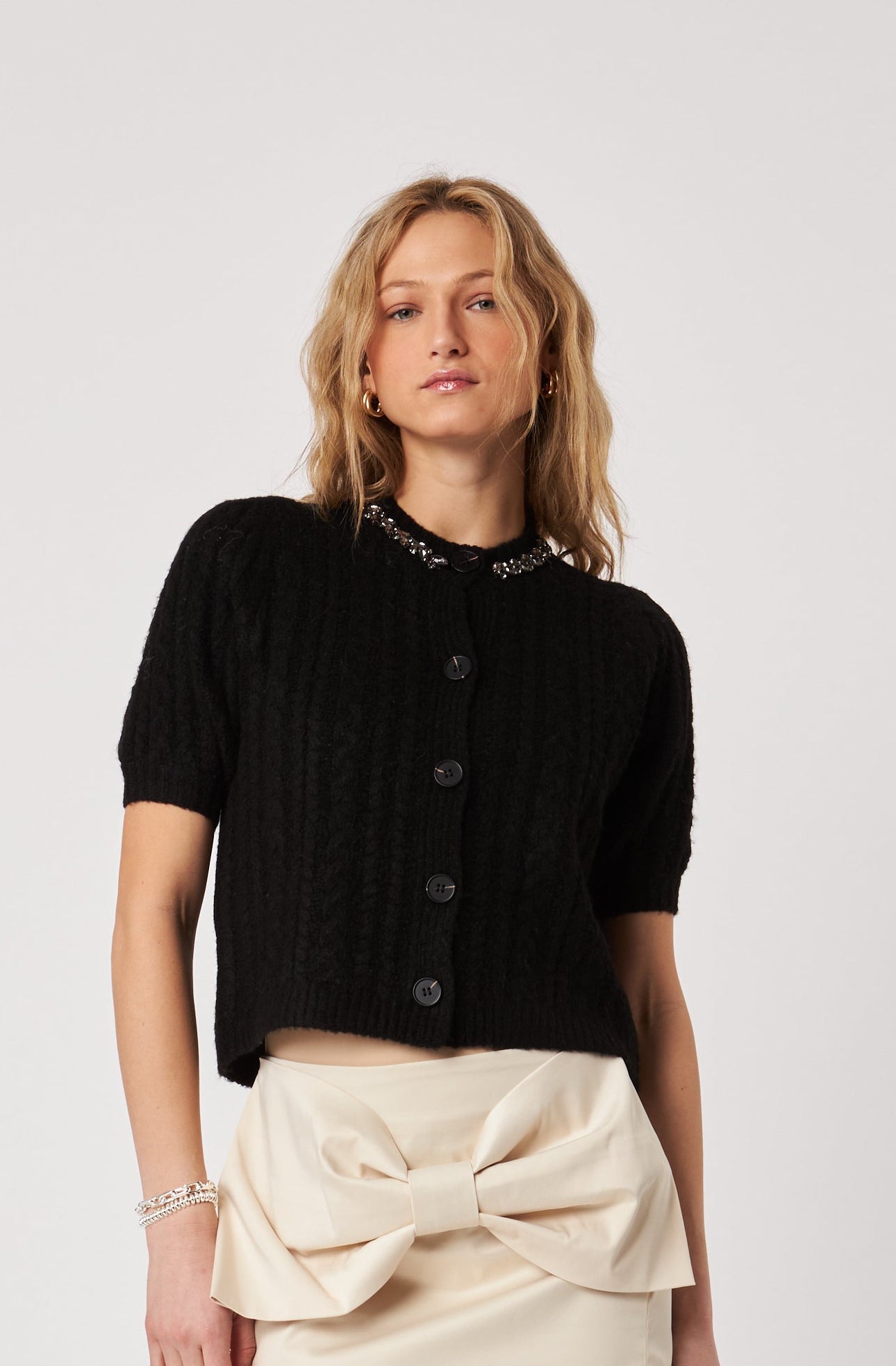 Maxwell Short Sleeve Sweater