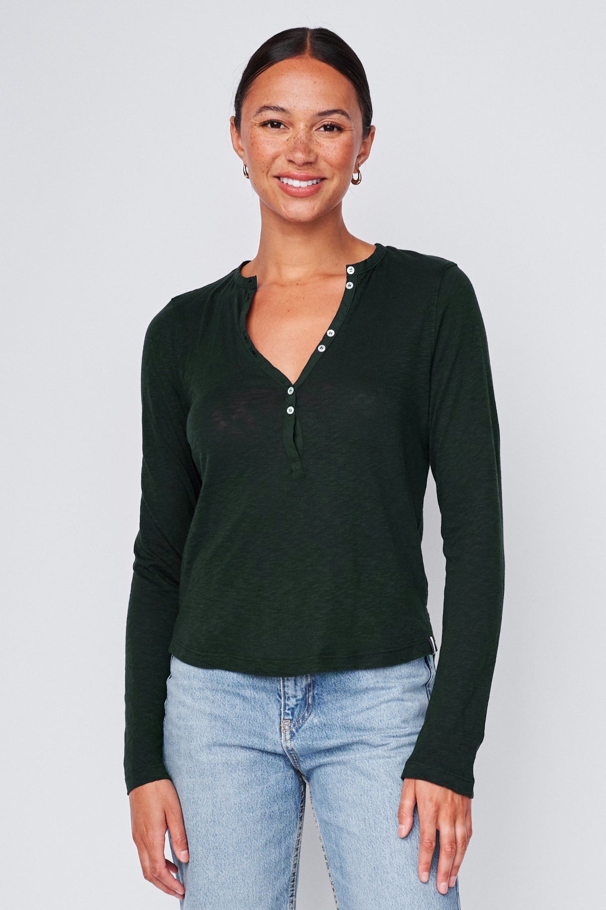 Supima Slub Jersey Henley