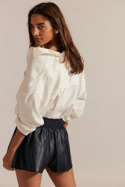Paradise Found Vegan Leather Skort