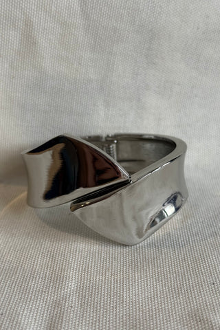 Polished Overlap Cuff