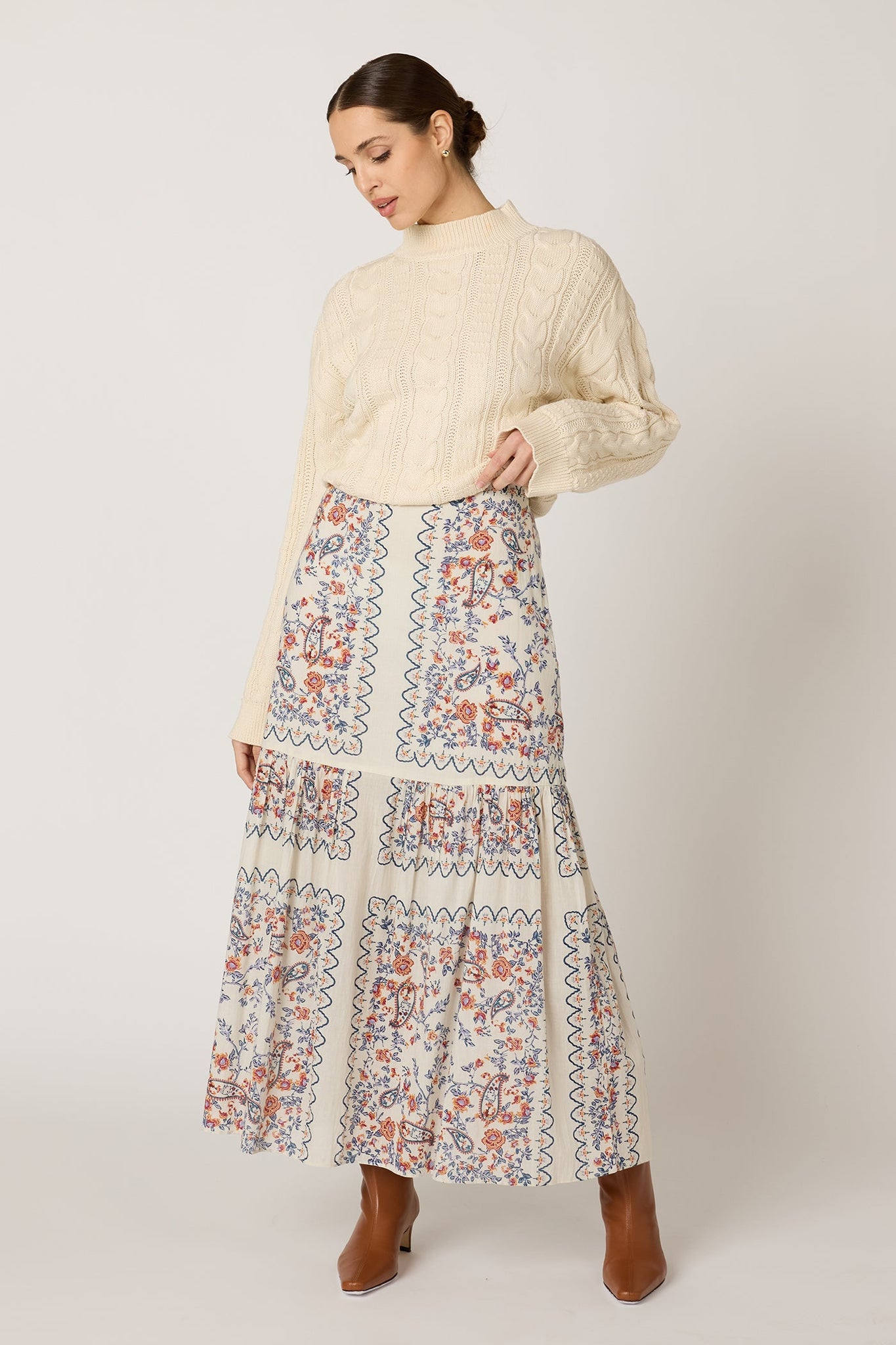 Majorie Ankle Skirt