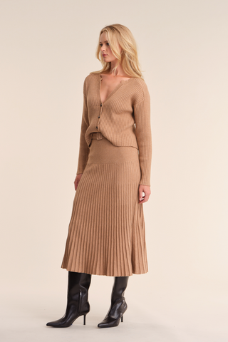 Rory Pleated Midi Skirt