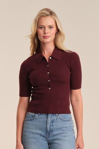 Ginny Short Sleeve Polo Collar