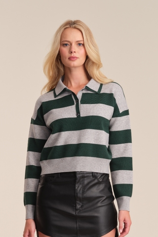 Lennon Double Collar Rugby Pullover