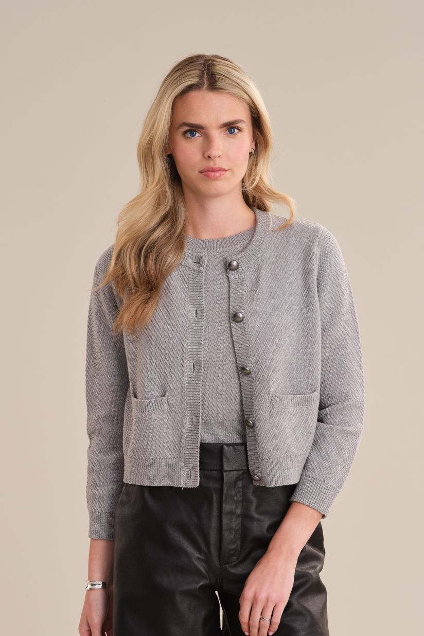 Lorena Crewneck Sweater Jacket