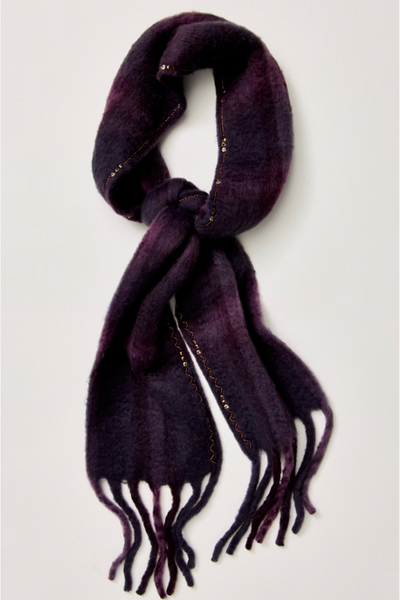 Highland Plaid Skinny Scarf