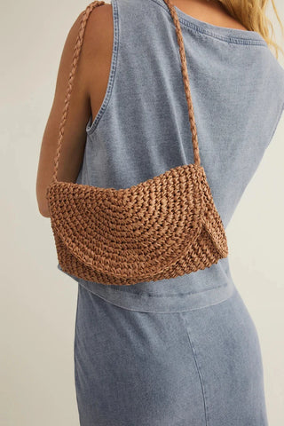 Sand Dollar Mini Straw Bag