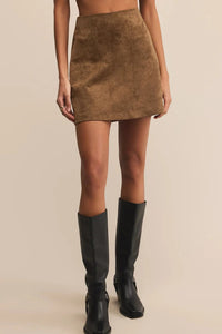 Ciera Suede Mini Skirt