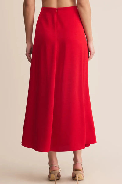 Northpointe Satin Midi Skirt