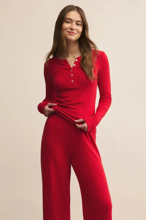 Holly Pointelle LS Top